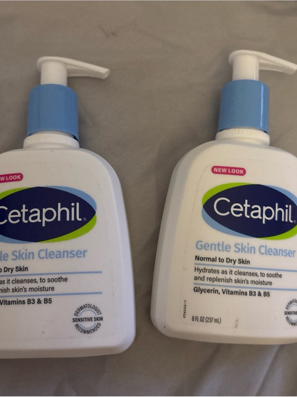 2X Cetaphil Normal to Dry Gentle Skin Cleanser 8 oz.